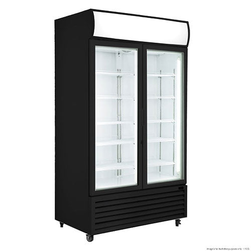FED LG-1000BP 2 Door Drink Fridge 885Ltr