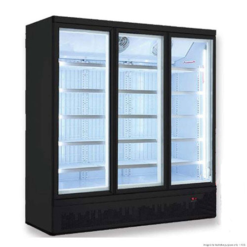 FED LG-1500BGBM 3 Door Drink Fridge 1664Ltr