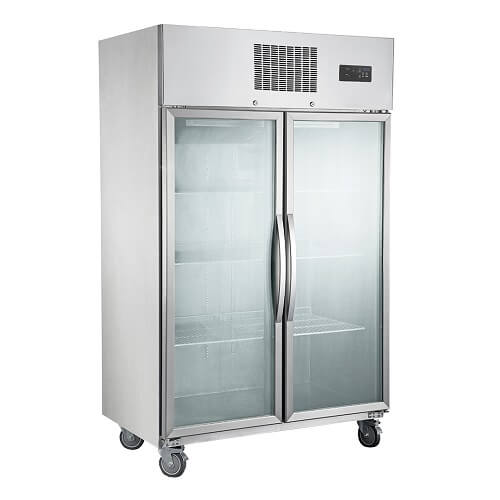 FED SUCG1000 2 Door Drink Fridge 1000 Ltr